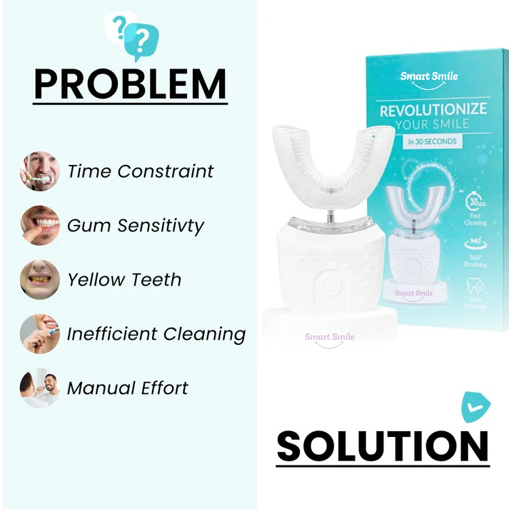Smart Smile™ Self Brushing Toothbrush